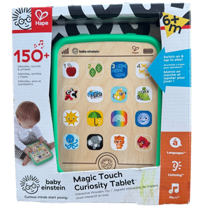 Baby Einstein Hape Magic Touch Curiosity Tablet Wooden Musical Toy Baby Toddler